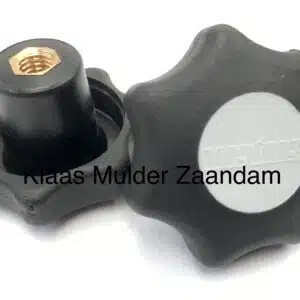 Sterknop M8 D 50 zwart KNOPM850